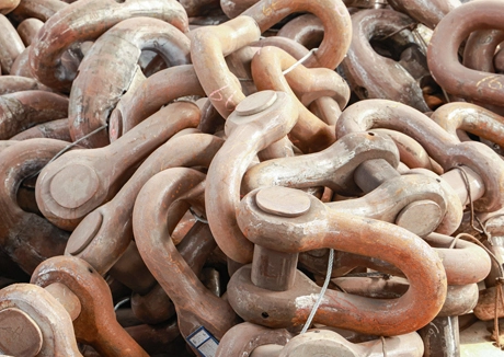 Catena d'ancora marina