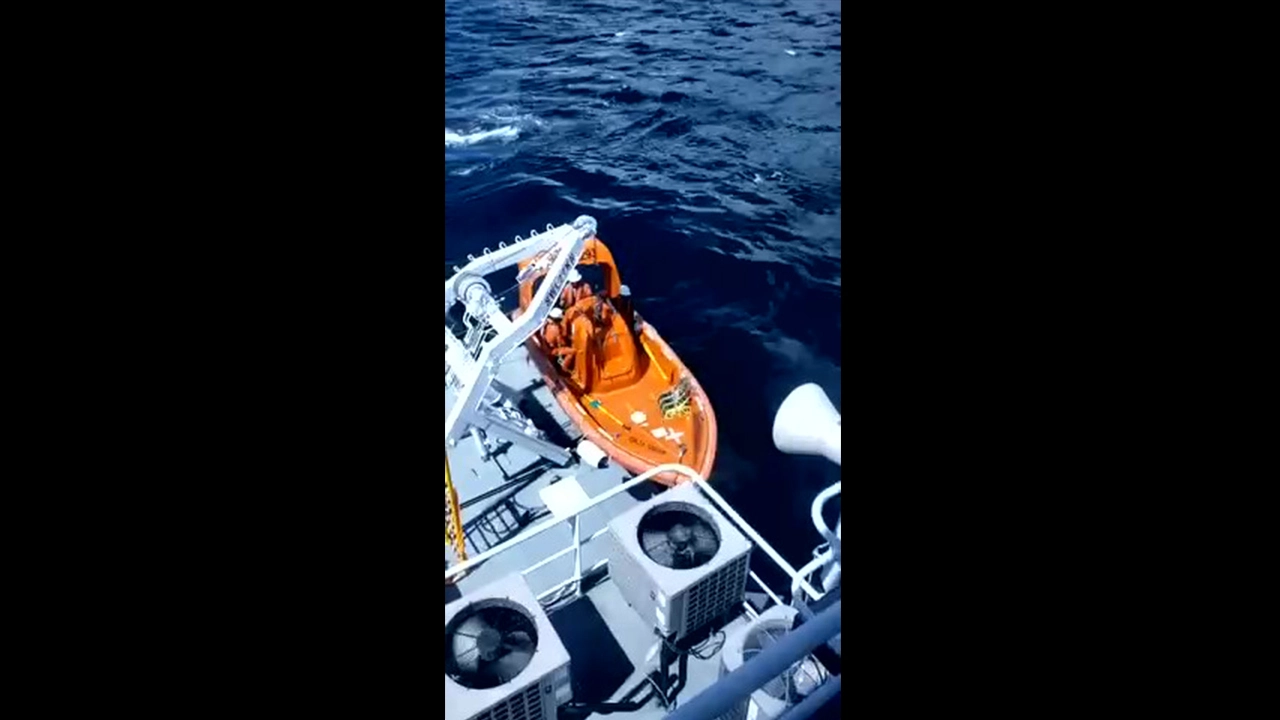 Lo spettacolo della barca di salvataggio Normanship di Zhenjiang