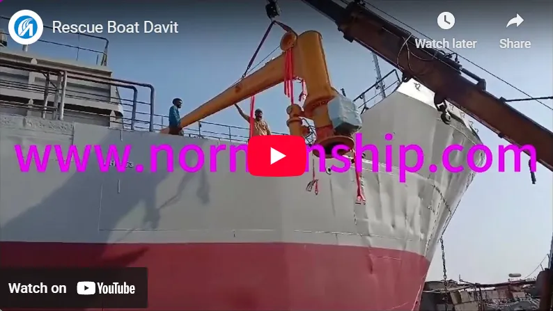 Davide per barca di salvataggio